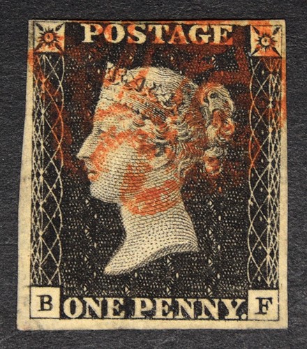 Sg2 1840 qv 1d penny - sg2-pl.4,